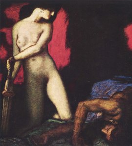 ジュディスとホロフェルネス 作： Franz von Stuck